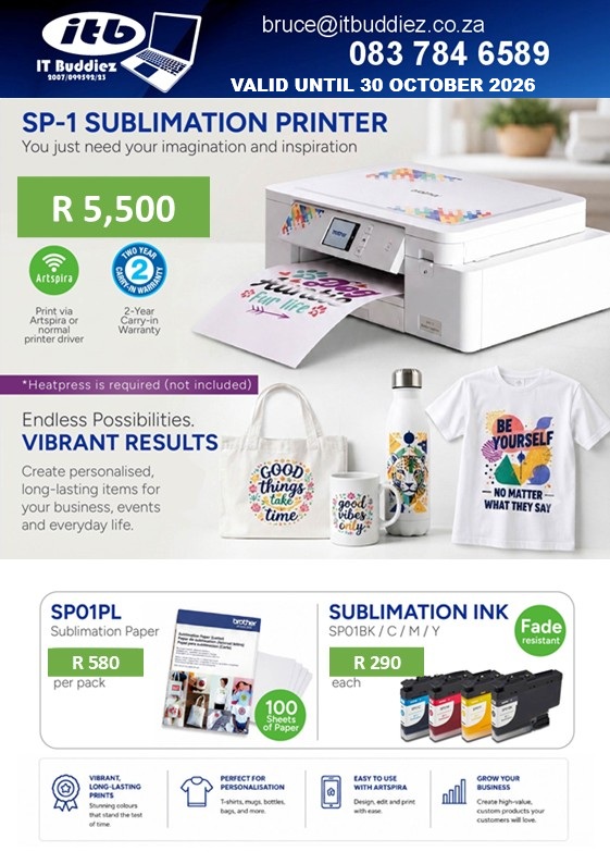 IT Buddiez, SP-1 Sublimation Printer