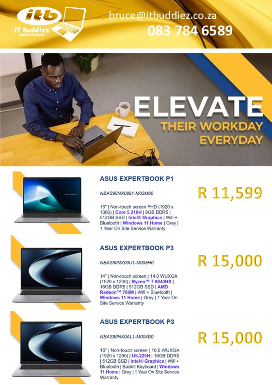 IT Buddiez, ASUS Notebooks