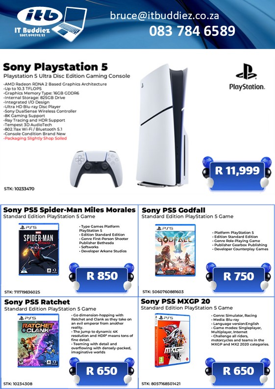 IT Buddiez, PS5